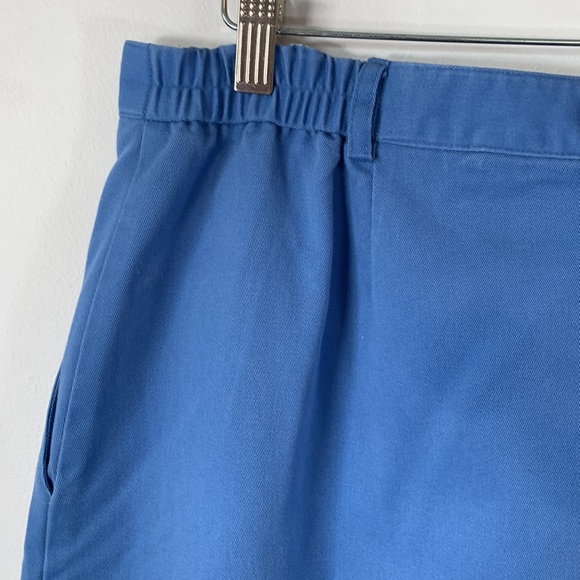 Talbots Vintage Women’s Plus Size 16 Cotton Blend Side Stretch Blue Pencil Skirt - Picture 9 of 15